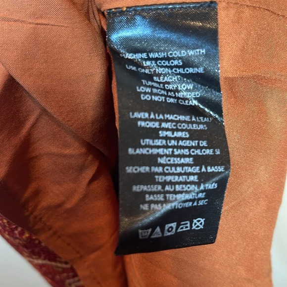 UO Vivienne Printed Long Sleeve Mini Dress size medium - Picture 6 of 9